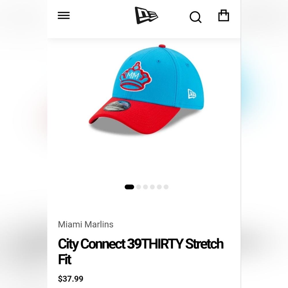 New Era 39Thirty Miami Marlins Hat